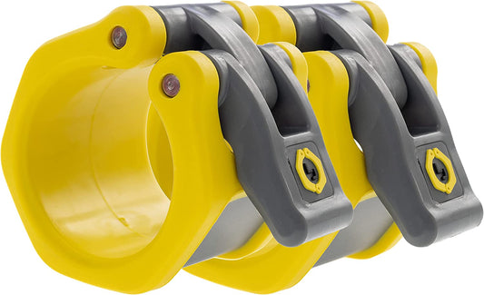 Lock-Jaw HEX 50mm Olympic Barbell Collar - Quick Release Clamp for Secure Workouts